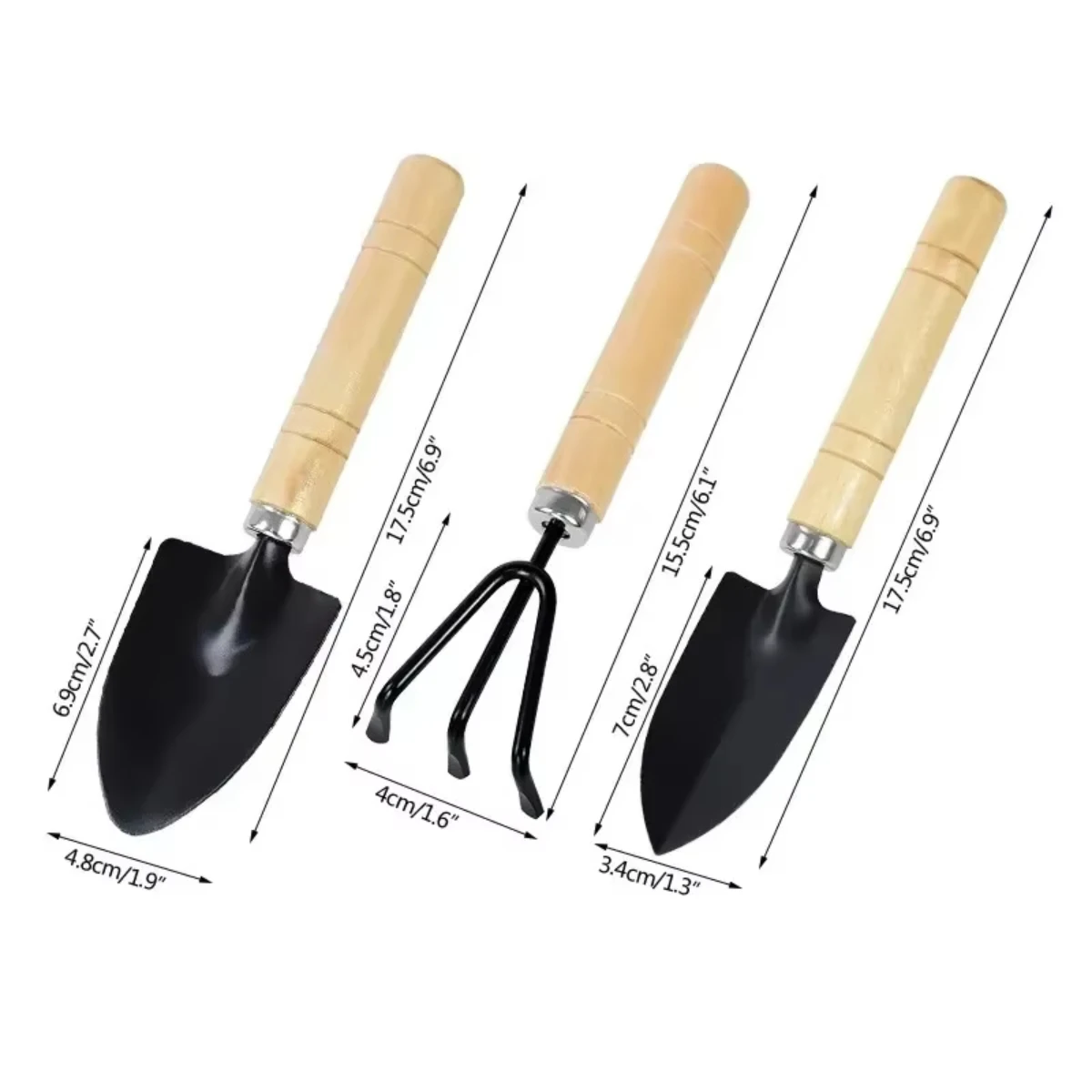 3Pcs/Set Mini Garden Tool Set  - Gardening Tools Vegetables recension och pris